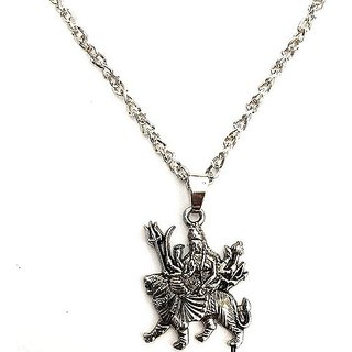                       Mata rani pendant original silver pendant for pooja purpose                                              