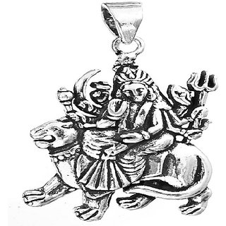                      Mata rani pendant original silver pendant for pooja purpose                                              