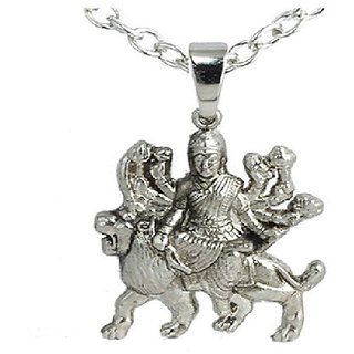                      Mata rani pendant original silver pendant for pooja purpose                                              