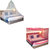 Silver Shine Mosquito Net Combo Hanging Foldable Double Bed Net Easily Wash Pack Of 2