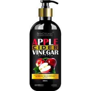                       BetaOrganic Apple Shampoo- For Hairfalll  Dandruff Control shampoo 300 ml                                              