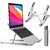 Aluminium laptop Stand Adjustable Portable laptop holder Foldable and easy to carry cell phone stand/reader stand