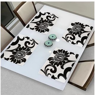                       REVAXO placemats set of 4pcs/ table mat set of 4 pcs/ dining table placemat set of 4pcs/placemat set of 4 pcs                                              