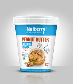 Nutberry Peanut Butter Natural Creamy 1 Kg