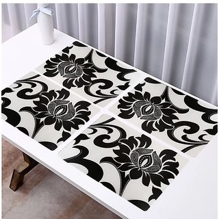                       REVAXO placemats set of 4 pcs/ table mat set of 4 pcs/ dining table placemat set of 4pcs/placemat set of 4 pcs                                              