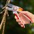 WOLF GARTEN RS5000 Professional Anvil Aluminium Secateurs, Red, Garden Shear Anvil Pruner (Manual)