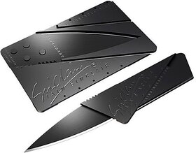 Generic Black Sharp Slim Credit Card Knife