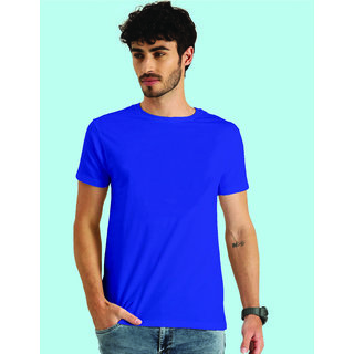                       Solid Color Plain Men T-shirt 100 percent cotton bio-washed                                              