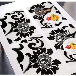                       REVAXO placemats set of 4 pcs/ table mat set of 4 pcs/ dining table placemat set of 4pcs/placemat set of 4 pcs                                              