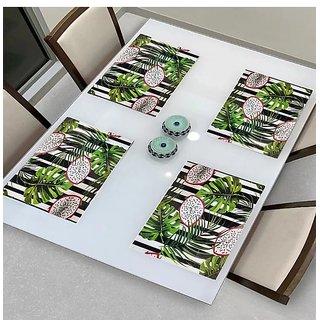                       REVAXO placemats set of 4 pcs/ table mat set of 4 pcs/ dining table placemat set of 4pcs/placemat set of 4 pcs                                              