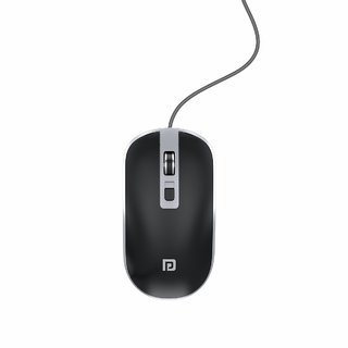 Portronics POR-1479 Toad 21 Wired Optical Mouse, Black
