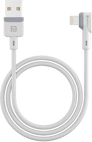 Portronics POR 1401 Konnect L 8 Pin Cable 1.2M 8Pin USB Cable, White