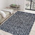 Handmade Handloom Jacquard Woolen Floor Carpet, Designer Carpets (152x244 cm, 5x8 feet) rectangular DK Green Living Room