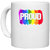 UDNAG White Ceramic Coffee / Tea Mug 'LGBTQ | Proud to be LGBTQ' Perfect for Gifting [330ml]