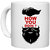 UDNAG White Ceramic Coffee / Tea Mug 'Beared | How you doing' Perfect for Gifting [330ml]