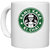 UDNAG White Ceramic Coffee / Tea Mug 'Chai | Ramu Kaka Ki Chai' Perfect for Gifting [330ml]