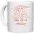 UDNAG White Ceramic Coffee / Tea Mug 'Adventure | Take me to the mountain' Perfect for Gifting [330ml]
