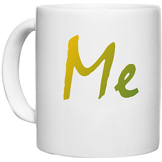                       UDNAG White Ceramic Coffee / Tea Mug 'Father Son | Me' Perfect for Gifting [330ml]                                              