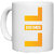 UDNAG White Ceramic Coffee / Tea Mug 'Rakshabandhan | LIL Brother' Perfect for Gifting [330ml]