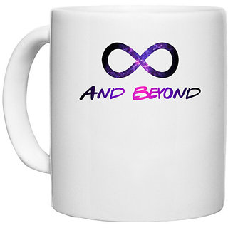                       UDNAG White Ceramic Coffee / Tea Mug 'Couple | and beyond' Perfect for Gifting [330ml]                                              