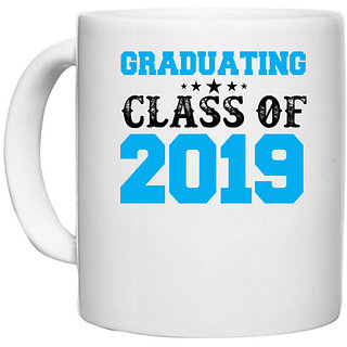                       UDNAG White Ceramic Coffee / Tea Mug '2019 | Graduation class of 2019' Perfect for Gifting [330ml]                                              