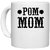 UDNAG White Ceramic Coffee / Tea Mug 'Mother | POM MOM' Perfect for Gifting [330ml]