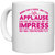 UDNAG White Ceramic Coffee / Tea Mug 'Nurse | Applause impress' Perfect for Gifting [330ml]