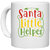 UDNAG White Ceramic Coffee / Tea Mug 'Christmas Santa | santa's little helperr' Perfect for Gifting [330ml]