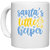 UDNAG White Ceramic Coffee / Tea Mug 'Christmas Santa | santa's little helperrr' Perfect for Gifting [330ml]