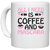 UDNAG White Ceramic Coffee / Tea Mug 'Coffee | all i need is coffee and mascara' Perfect for Gifting [330ml]