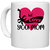 UDNAG White Ceramic Coffee / Tea Mug 'Mom | WE LOVE YOU MOM' Perfect for Gifting [330ml]