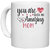 UDNAG White Ceramic Coffee / Tea Mug 'Mother | YOU ARE SUCH AN AMAZING MOM' Perfect for Gifting [330ml]