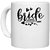 UDNAG White Ceramic Coffee / Tea Mug 'Bride | Bride love' Perfect for Gifting [330ml]
