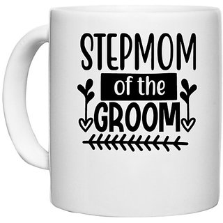                       UDNAG White Ceramic Coffee / Tea Mug 'Stepmom | Stepmom of the' Perfect for Gifting [330ml]                                              