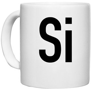                       UDNAG White Ceramic Coffee / Tea Mug 'Couple | Si' Perfect for Gifting [330ml]                                              