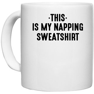                       UDNAG White Ceramic Coffee / Tea Mug 'Shirt | MY FAV TYPE OF MEN IS RAMEN' Perfect for Gifting [330ml]                                              