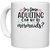 UDNAG White Ceramic Coffee / Tea Mug 'Adult | Im Done Adulting' Perfect for Gifting [330ml]