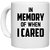 UDNAG White Ceramic Coffee / Tea Mug 'Cared | IN MEMORY OF WHEN I CARED' Perfect for Gifting [330ml]