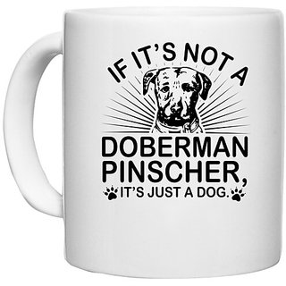                       UDNAG White Ceramic Coffee / Tea Mug 'Dog | If it's not' Perfect for Gifting [330ml]                                              
