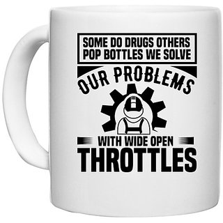                       UDNAG White Ceramic Coffee / Tea Mug 'Mechanical Engineer ' Perfect for Gifting [330ml]                                              