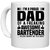 UDNAG White Ceramic Coffee / Tea Mug 'Father | I'm a proud dad' Perfect for Gifting [330ml]