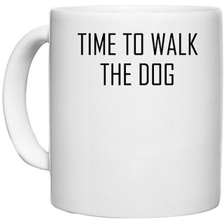                       UDNAG White Ceramic Coffee / Tea Mug 'Dog | I'm Not A Regular Mom I'm A Dog Mom' Perfect for Gifting [330ml]                                              