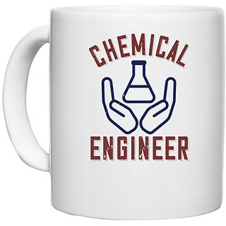                       UDNAG White Ceramic Coffee / Tea Mug 'Chemical Engineer | chemical engineer' Perfect for Gifting [330ml]                                              