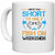 UDNAG White Ceramic Coffee / Tea Mug 'Fishing | Lifes too short to only fish on weekends' Perfect for Gifting [330ml]