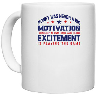                       UDNAG White Ceramic Coffee / Tea Mug 'Excitment | Donalt Trump' Perfect for Gifting [330ml]                                              