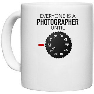                       UDNAG White Ceramic Coffee / Tea Mug 'Boating | The hunger game will start' Perfect for Gifting [330ml]                                              