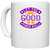 UDNAG White Ceramic Coffee / Tea Mug 'Mardi Gras | Let the good times roll' Perfect for Gifting [330ml]