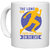 UDNAG White Ceramic Coffee / Tea Mug 'Running | The long run puts the tiger in the cat' Perfect for Gifting [330ml]
