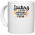 UDNAG White Ceramic Coffee / Tea Mug 'Surfing | Surfing is not something you retire from' Perfect for Gifting [330ml]