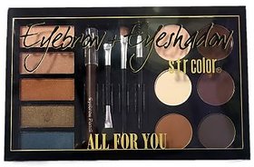 S.F.R color Eye Shadow Eyebrow Cream  Color 2-in-1 kit Palette